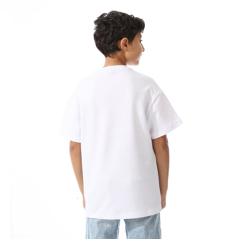 ACTIV MEN'S OVERSIZE T-SHIRT - WHITE