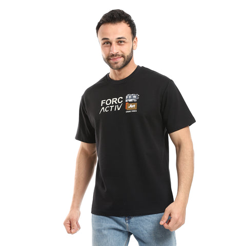 ACTIV MEN'S OVERSIZE T-SHIRT - BLACK