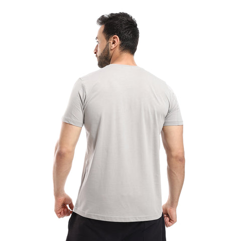 ACTIVEW MEN'S BASIC T-SHIRT - SILVER