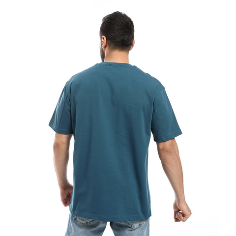 ACTIV MEN'S OVER SIZE T-SHIRT - PETROL