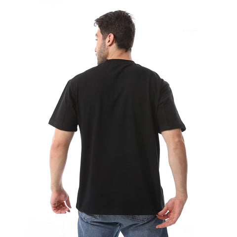 ACTIV MEN'S OVER SIZE T-SHIRT - BLACK