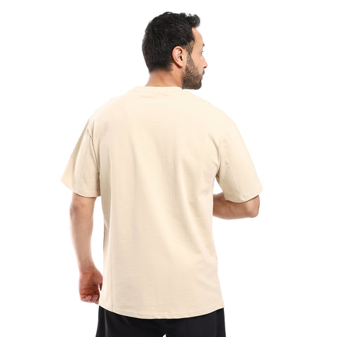 ACTIV MEN'S OVER SIZE T-SHIRT - BEIGE