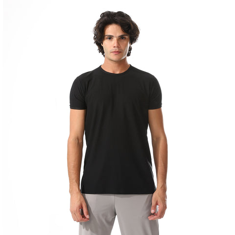 ACTIV MEN'S BASIC UNDER SHIRT - BLACK