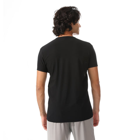 ACTIV MEN'S BASIC UNDER SHIRT - BLACK