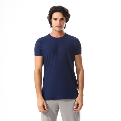 ACTIV MEN'S BASIC UNDER SHIRT - NAVY