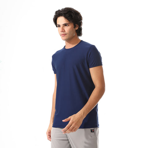 ACTIV MEN'S BASIC UNDER SHIRT - NAVY