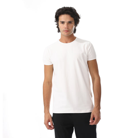 ACTIV MEN'S BASIC UNDER SHIRT - WHITE