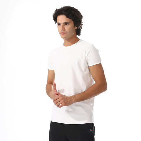 ACTIV MEN'S BASIC UNDER SHIRT - WHITE