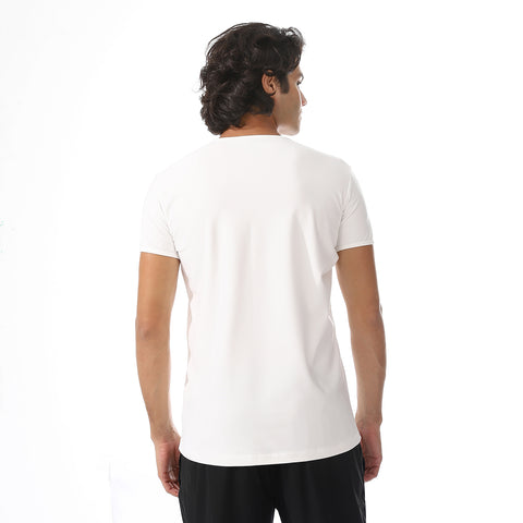 ACTIV MEN'S BASIC UNDER SHIRT - WHITE