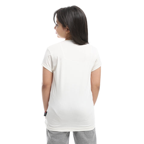 ACTIVNEW GIRLS T-SHIRT - OFF WHIT