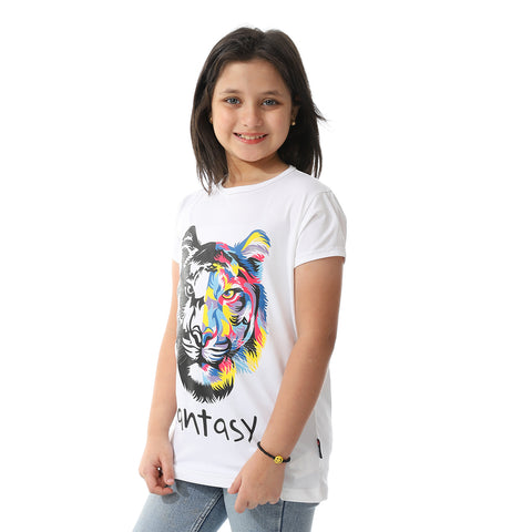 ACTIVNEW GIRLS T-SHIRT - WHITE