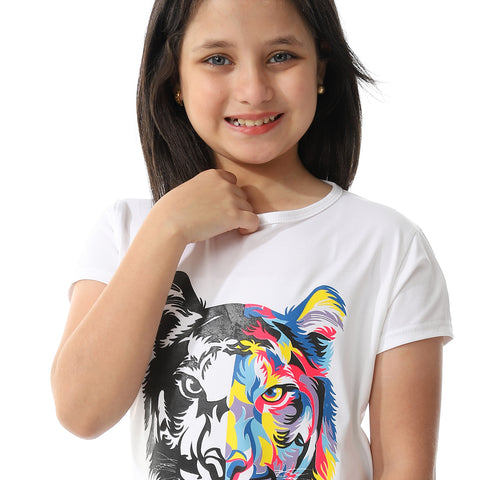 ACTIVNEW GIRLS T-SHIRT - WHITE