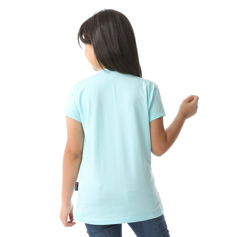 ACTIVNEW GIRLS T-SHIRT - AQUA