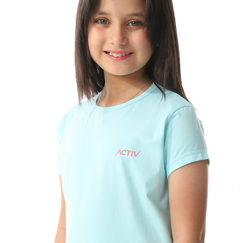 ACTIVNEW GIRLS T-SHIRT - AQUA