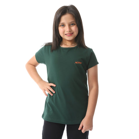 ACTIVNEW GIRLS T-SHIRT - OLIVE