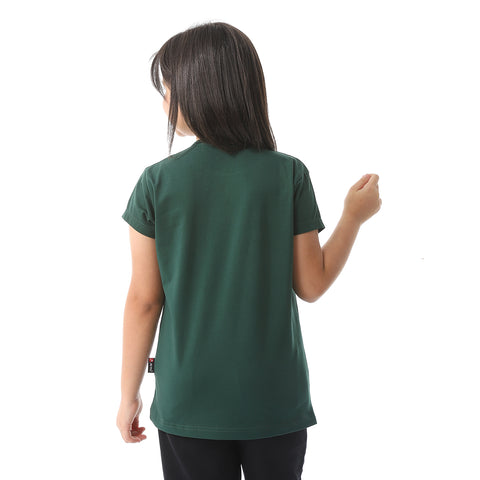 ACTIVNEW GIRLS T-SHIRT - OLIVE