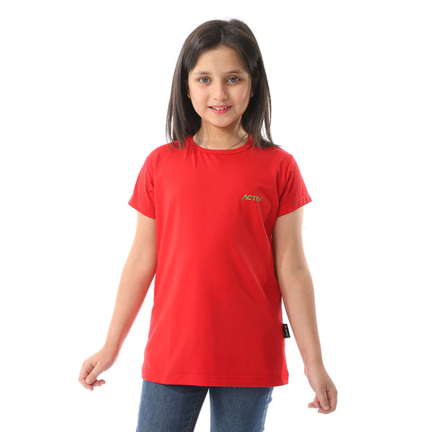 ACTIVNEW GIRLS T-SHIRT - RED