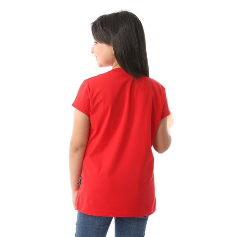 ACTIVNEW GIRLS T-SHIRT - RED