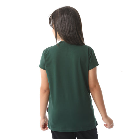 ACTIVNEW GIRLS T-SHIRT - OLIVE