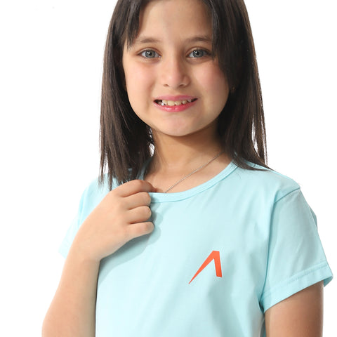 ACTIVNEW GIRLS T-SHIRT - AQUA