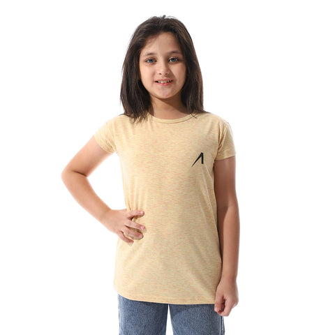 ACTIV GIRLS T-SHIRT - YELLOW