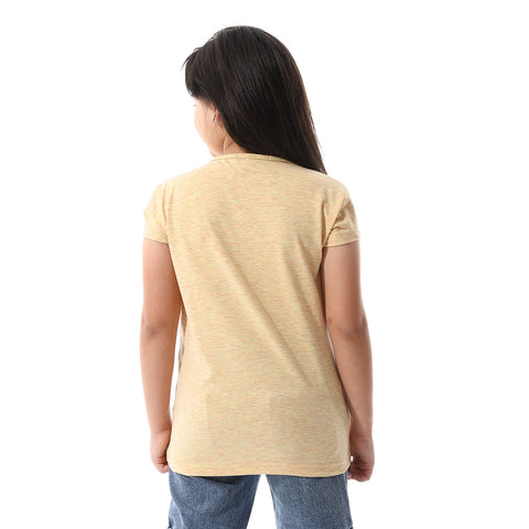 ACTIV GIRLS T-SHIRT - YELLOW