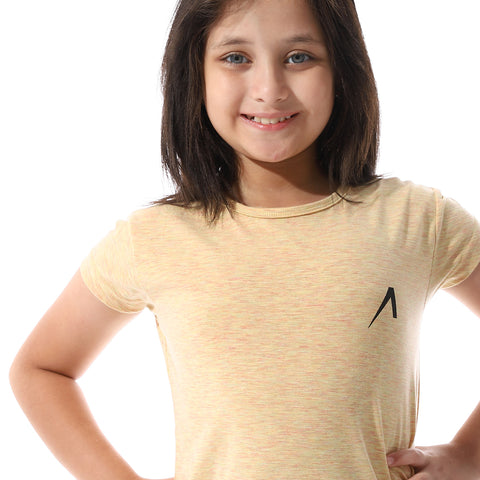 ACTIV GIRLS T-SHIRT - YELLOW