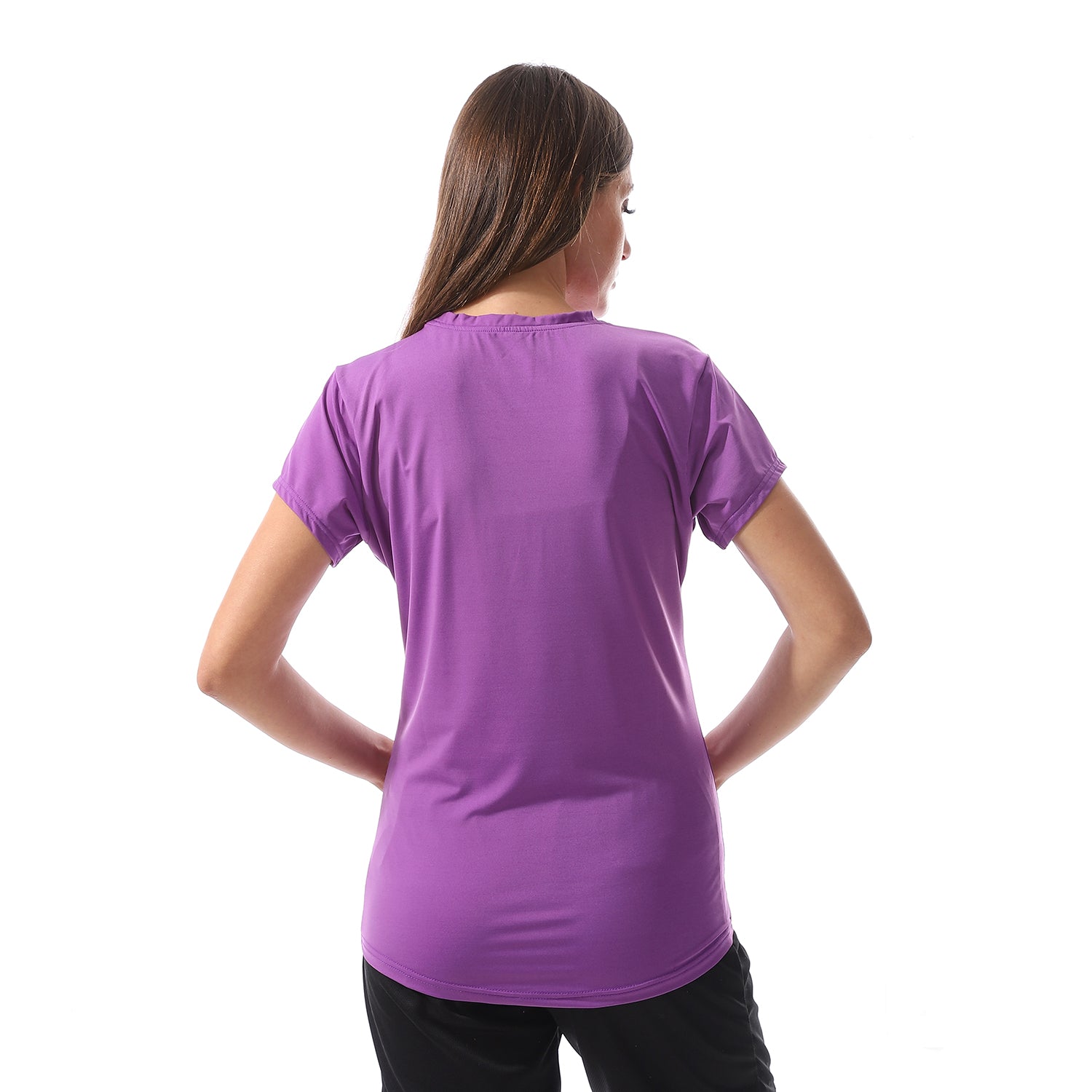 ACTIVNEW WOMEN'S T-SHIRT - PURPLE 
