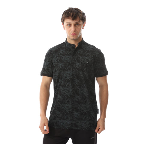 ACTIV MEN'S T-SHIRT 3A - BLK & GENZ