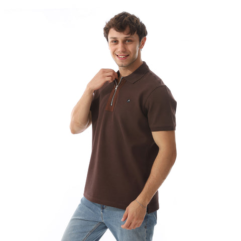 ACTIV MEN'S T-SHIRT 5A - BROWN