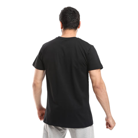 BASIC BADGE S/S T-SHIRT - BLACK