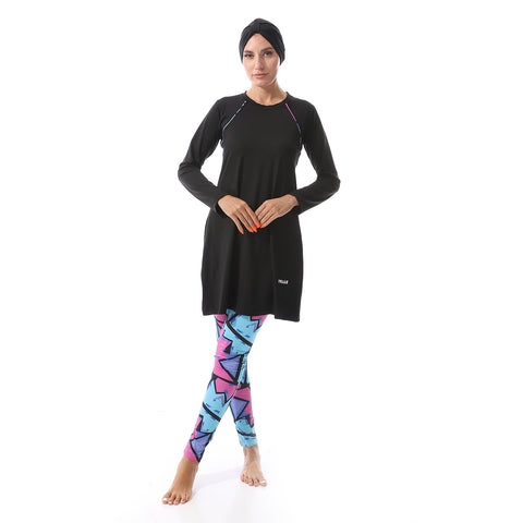 AIRWALK WOMEN'S BURKINI - BLACK