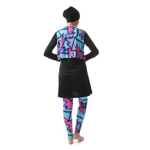 AIRWALK WOMEN'S BURKINI - BLACK