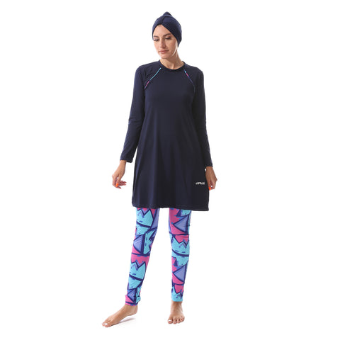 AIRWALK WOMEN'S BURKINI - NAVY