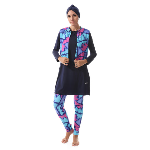 AIRWALK WOMEN'S BURKINI - NAVY