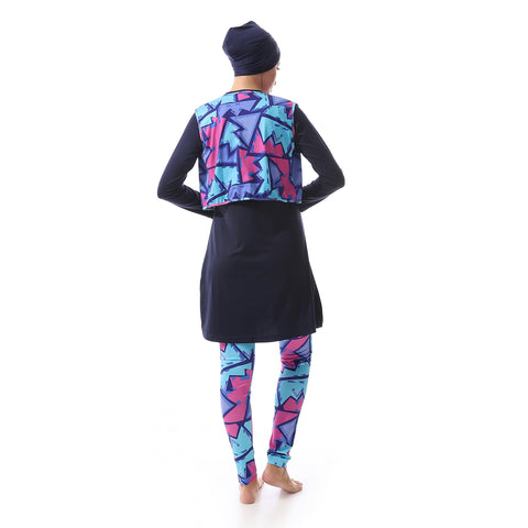 AIRWALK WOMEN'S BURKINI - NAVY