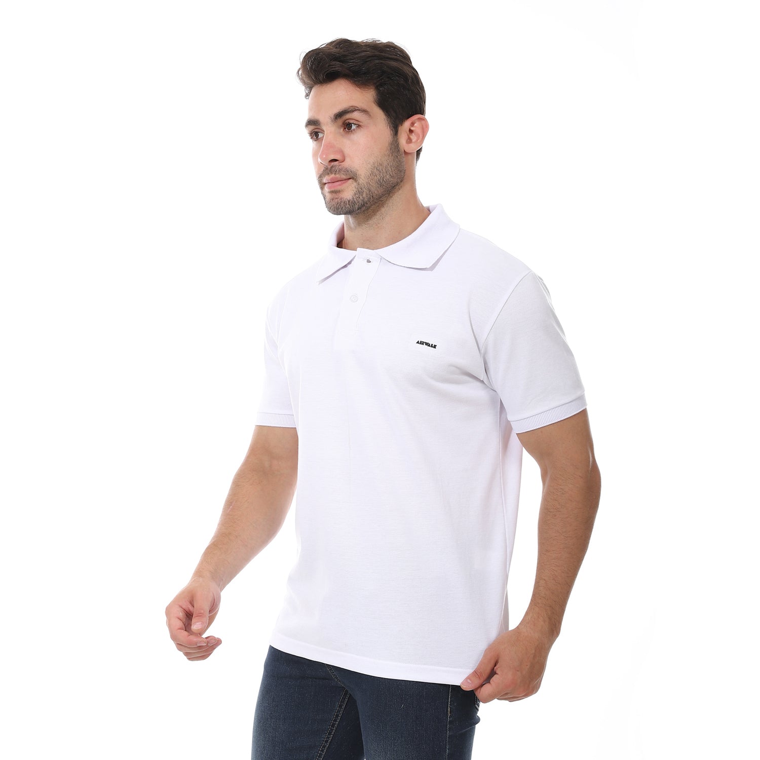 AIRWALK MEN'S POLO SHIRT - WHITE