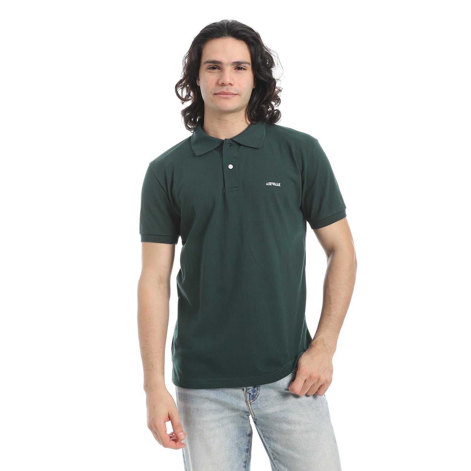 AIRWALK MEN'S POLO SHIRT - OLIVE