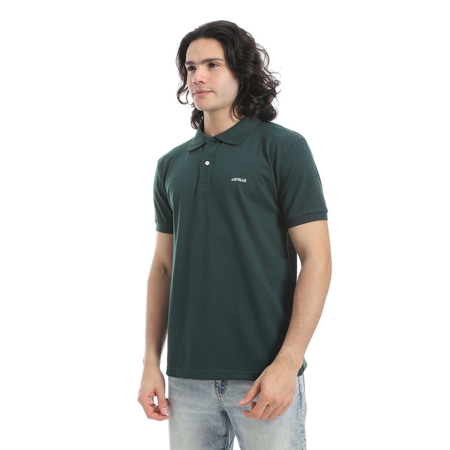 AIRWALK MEN'S POLO SHIRT - OLIVE