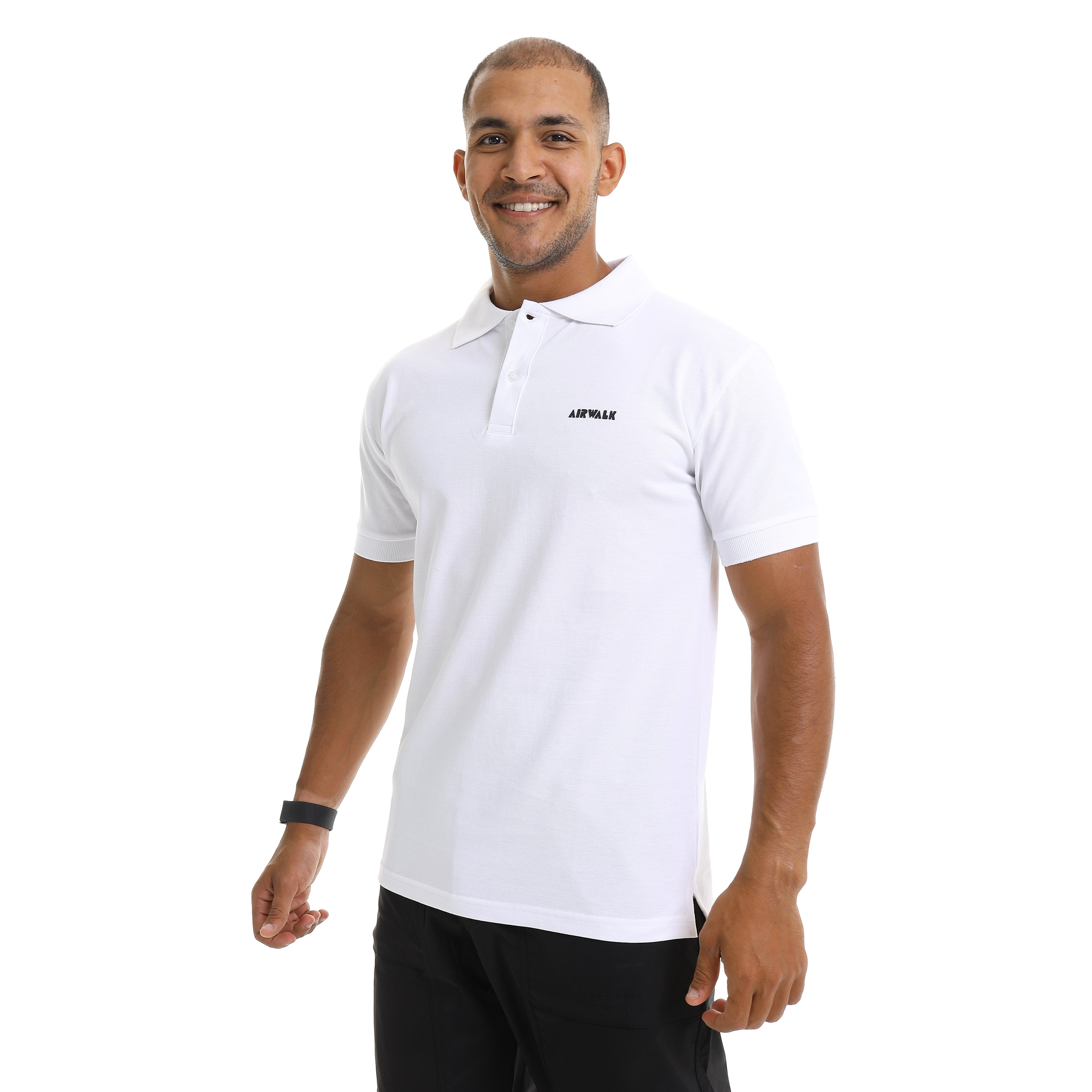 AIRWALK MEN'S POLO SHIRT - WHITE