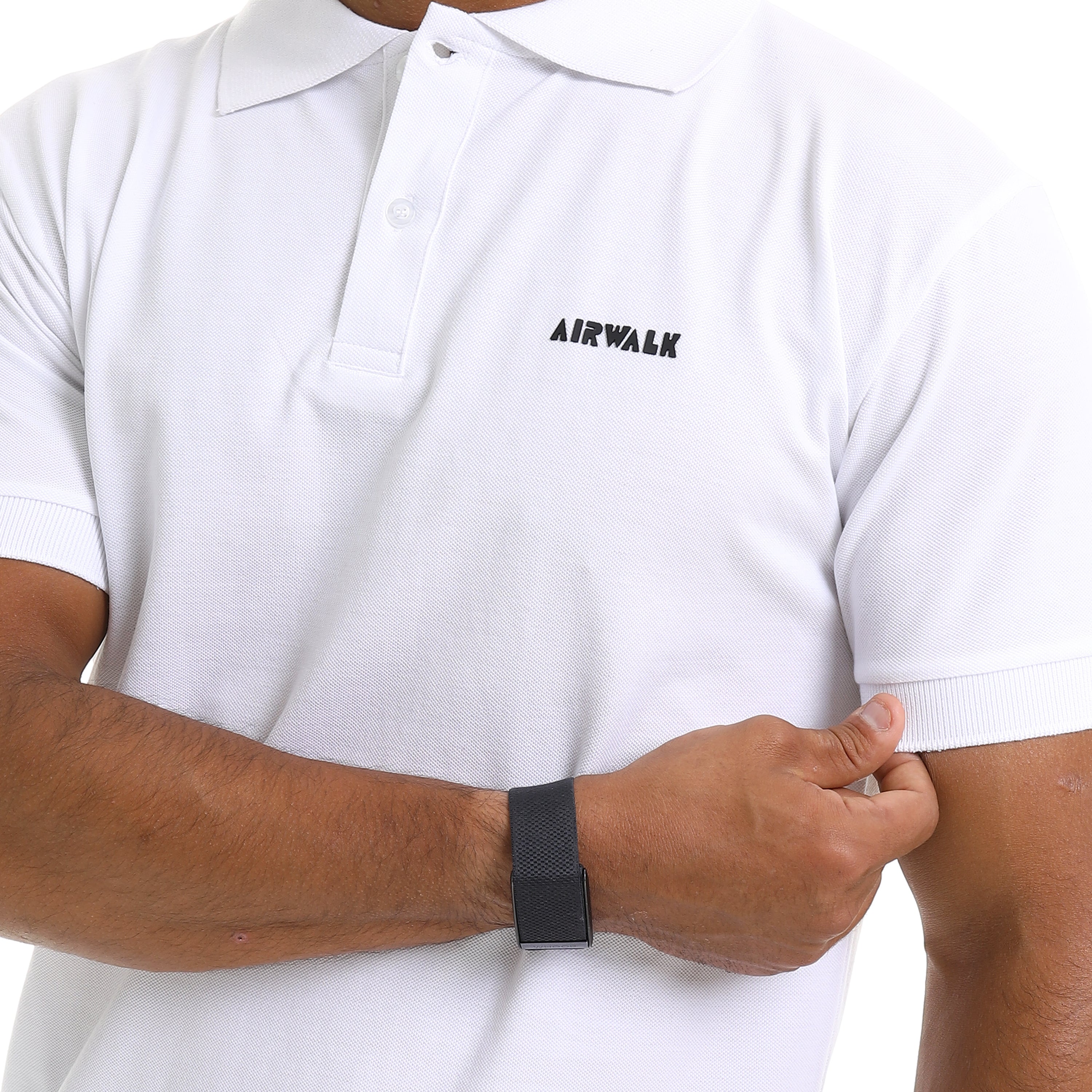 AIRWALK MEN'S POLO SHIRT - WHITE