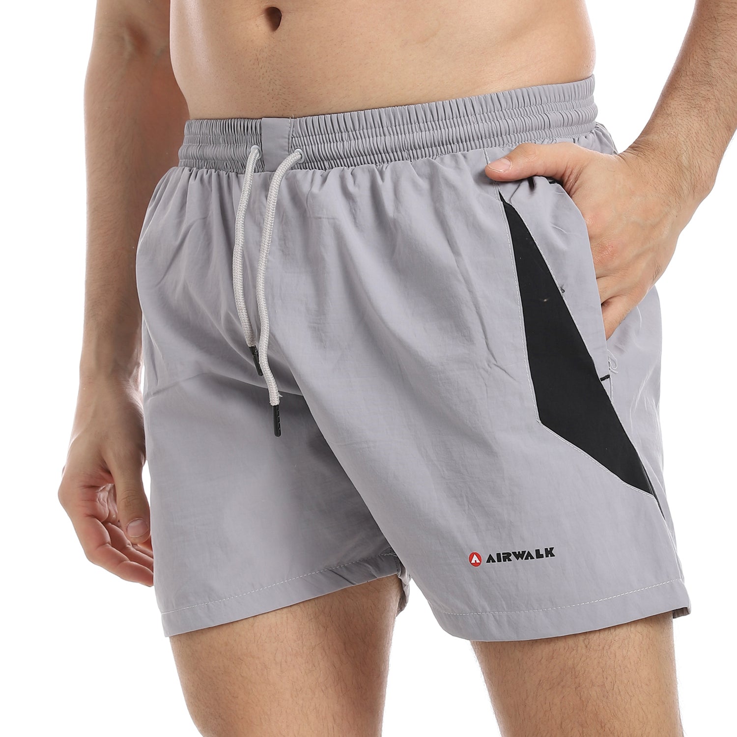 AIRWALK MEN'S SWIM SHORTS - GREY