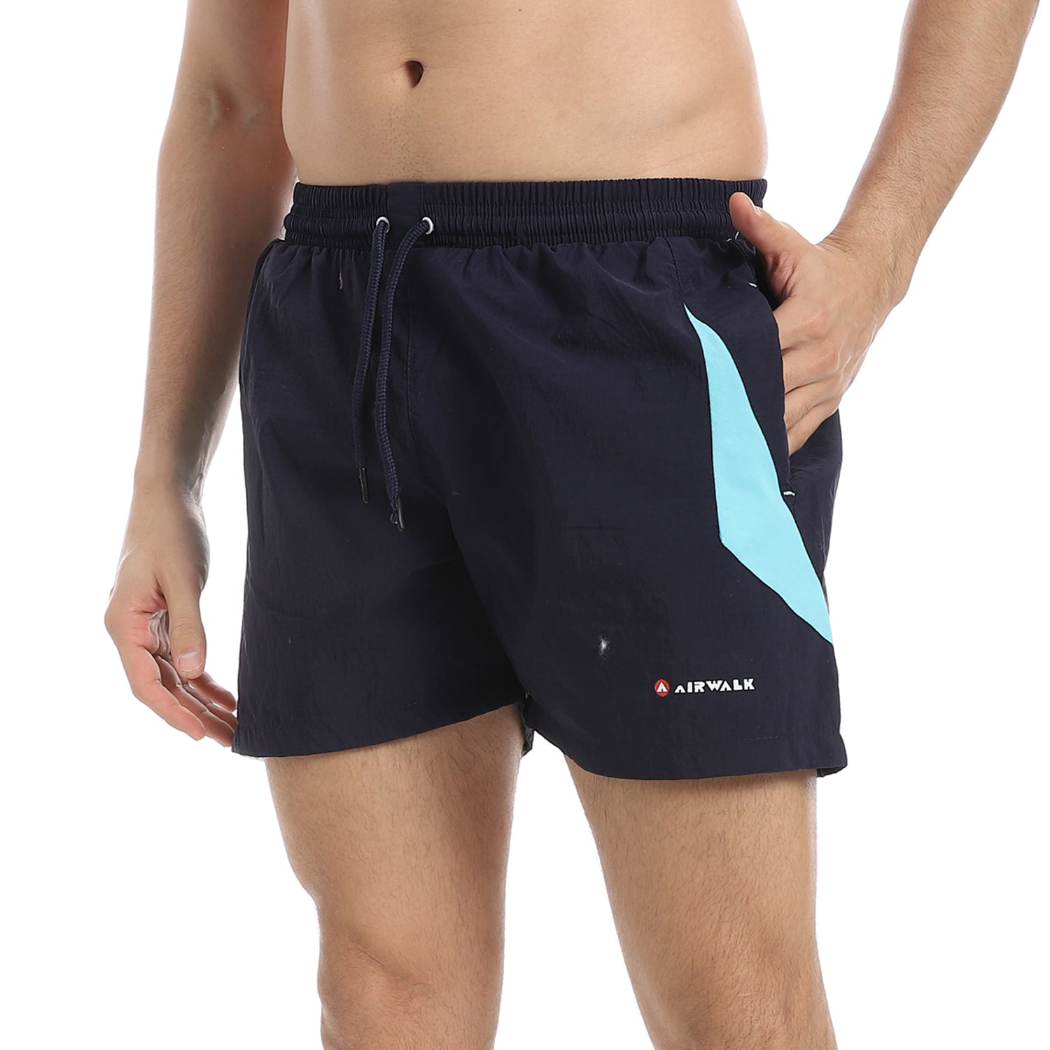 AIRWALK MEN'S SWIM SHORTS - NAVY
