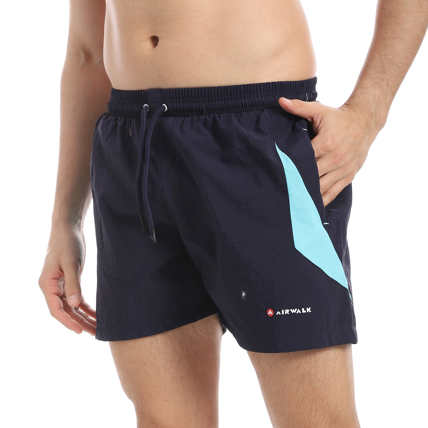 AIRWALK MEN'S SWIM SHORTS - NAVY