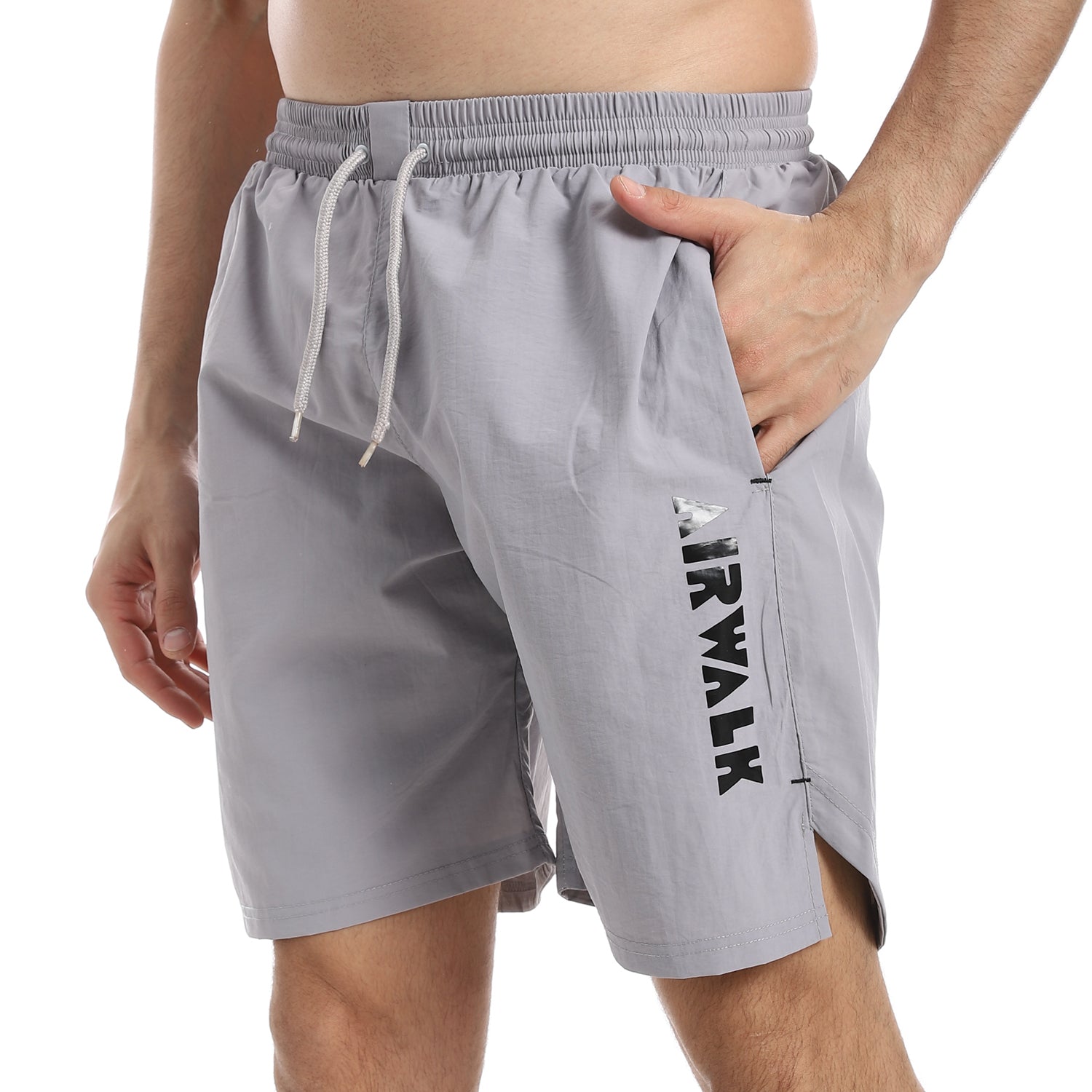 AIRWALK MEN'S SWIM SHORTS - GREY