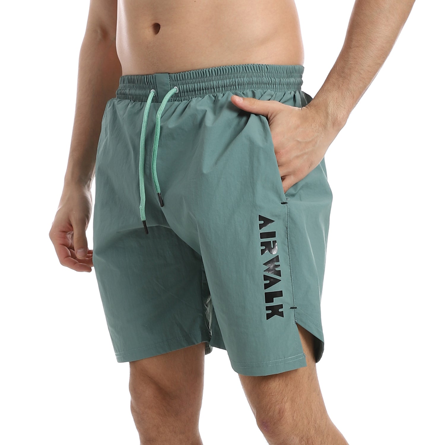 AIRWALK MEN'S SWIM SHORTS - MINT