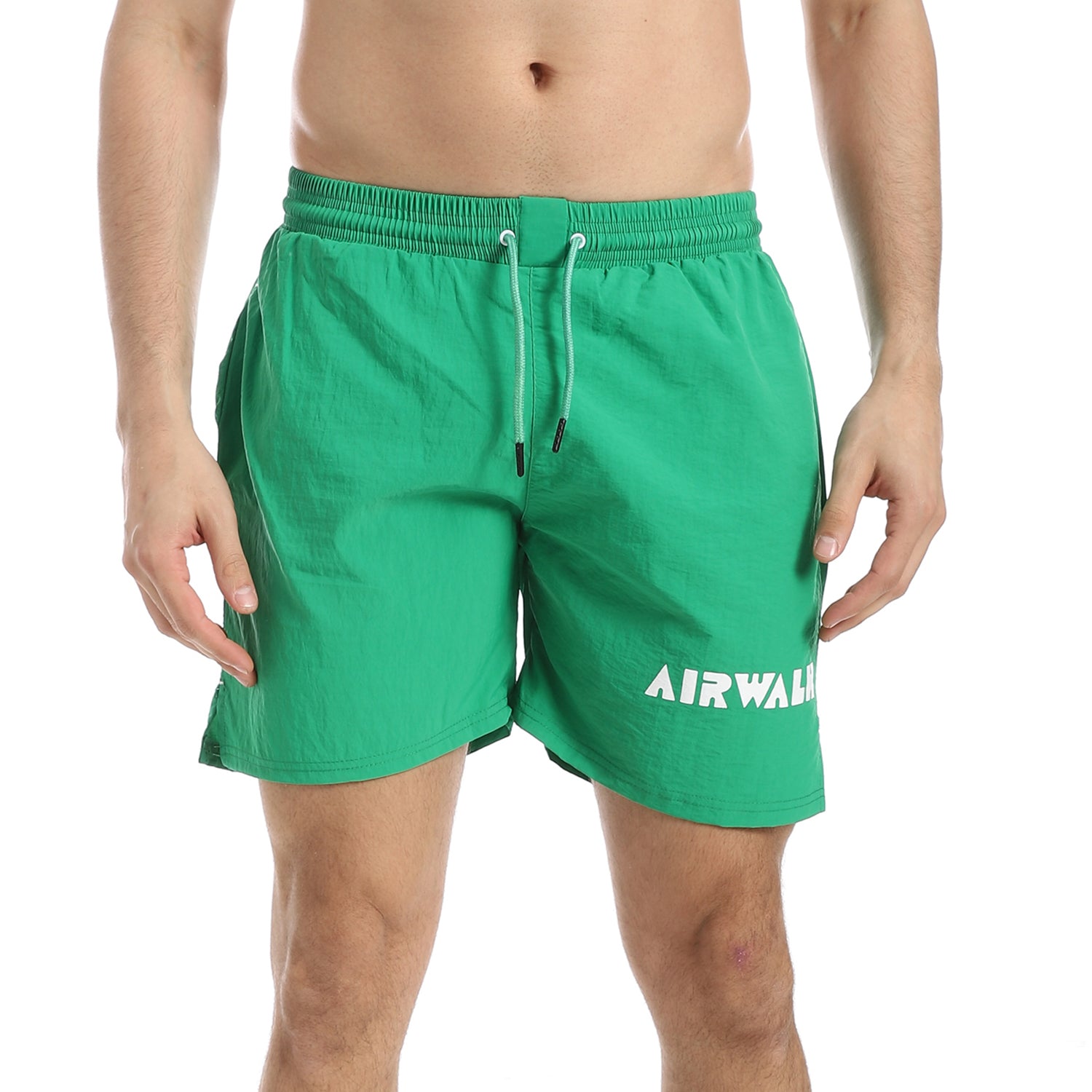 AIRWALK MEN'S SWIM SHORTS - GREEN