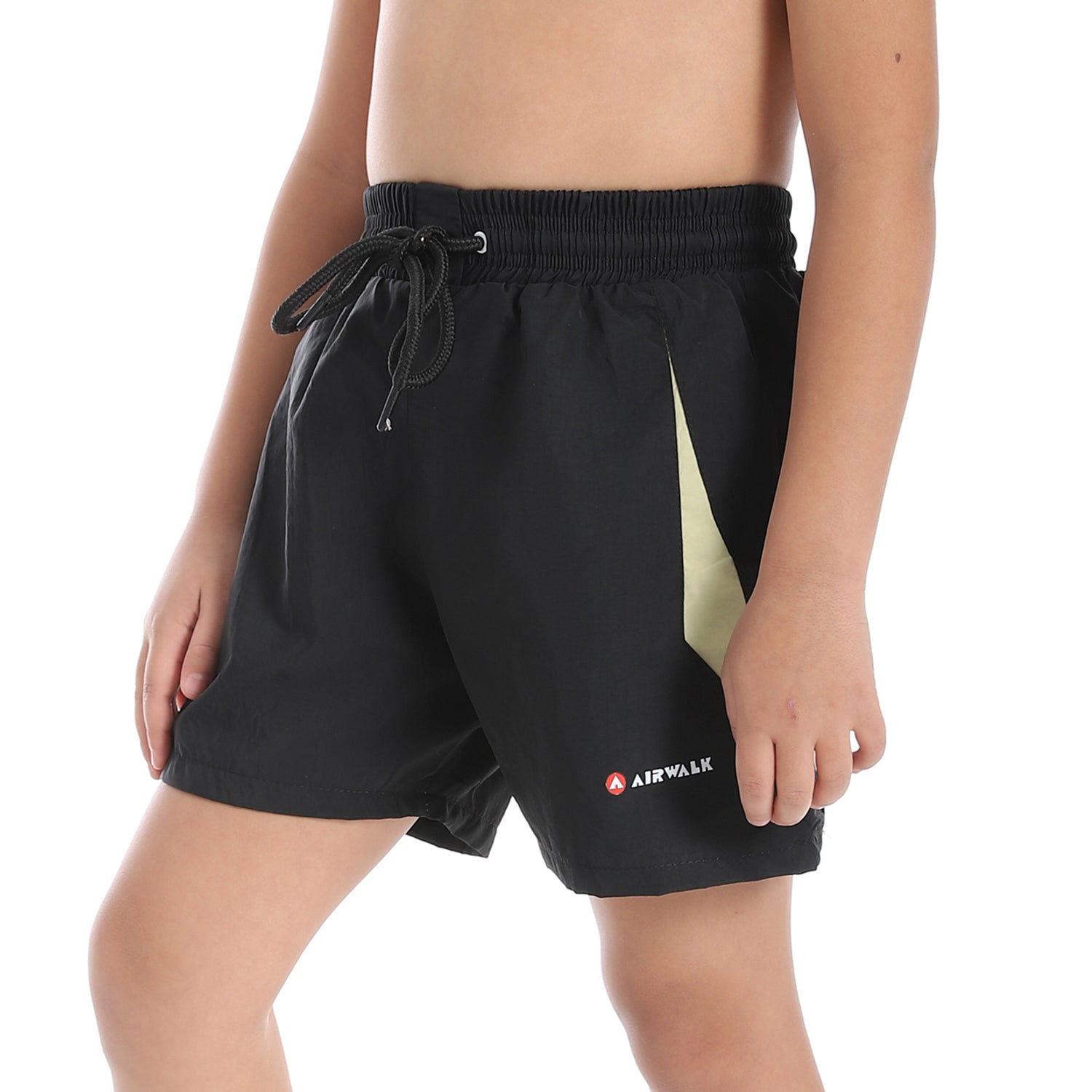 AIRWALK KIDS SWIM SHORTS - BLACK