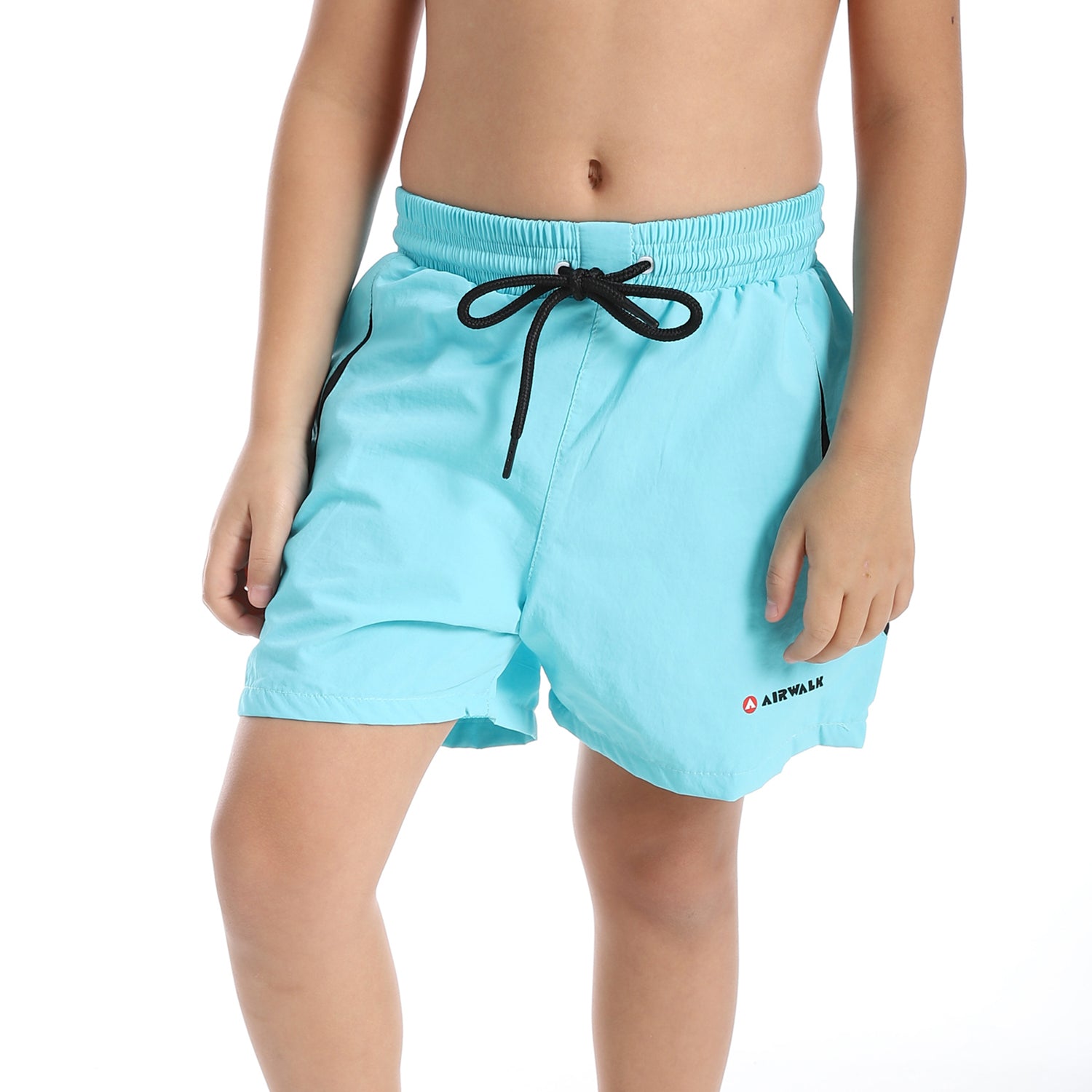 AIRWALK KIDS SWIM SHORTS - SKY BLUE