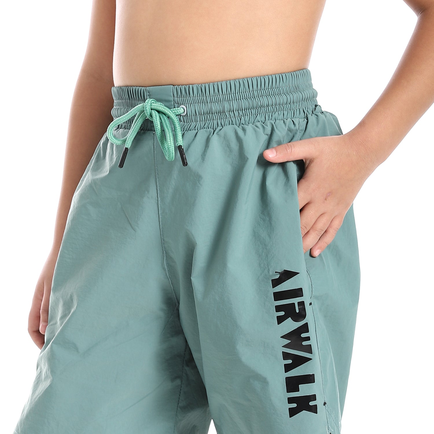 AIRWALK KIDS SWIM SHORTS - MINT